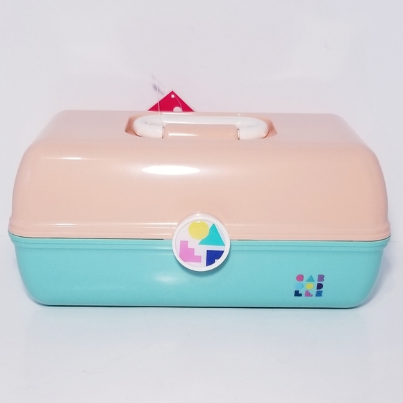 Bright Turquoise Caboodles Rainbow Rad On-The-Go Girl Makeup Organizer
